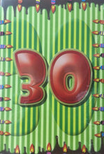 Carica l'immagine nel visualizzatore di Gallery, BIGLIETTO AUGURI BUON COMPLEANNO 30 ANNI