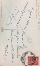 Carica l'immagine nel visualizzatore di Gallery, CARTOLINA MONTECATINI TERME STABILIMENTO TORRETTA 1932 CC01