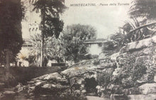 Carica l'immagine nel visualizzatore di Gallery, CARTOLINA MONTECATINI TERME PARCO DELLA TORRETTA 1925 CC01