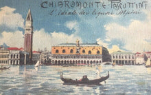 Carica l'immagine nel visualizzatore di Gallery, CARTOLINA VENEZIA SERIE ARTISTICA ACQUERELLO N.20 PUBBLICITARIA 1922 CC02