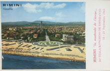 Carica l'immagine nel visualizzatore di Gallery, CARTOLINA RIMINI CONGRESSO ESPERANDO 1965 CC03