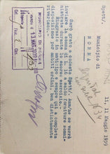 Carica l'immagine nel visualizzatore di Gallery, CARTOLINA POSTALE STABILIMENTO TIPOGRAFICO EMILIO GASPARI 1939 CC03