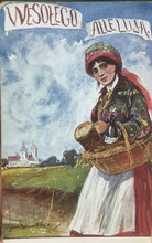 Carica l'immagine nel visualizzatore di Gallery, CARTOLINA WESOLEGO ALLELUJA INIZI 900 CC03