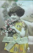 Carica l'immagine nel visualizzatore di Gallery, CARTOLINA AUGURI A RILIEVO ANNI 20 CC03