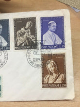 Carica l'immagine nel visualizzatore di Gallery, 1964 VATICANO/USA FDC CONGIUNTA NEW YORK WORLD’S FAIR BC05