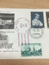 Carica l'immagine nel visualizzatore di Gallery, 1964 VATICANO/USA FDC CONGIUNTA NEW YORK WORLD’S FAIR BC05