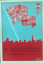 Carica l'immagine nel visualizzatore di Gallery, ANNULLO 5’ MOSTRA FILATELICA DI BOLZANO 1965 SU CARTOLINA RACCOLTA ANNULLI CC04