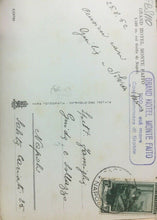 Carica l'immagine nel visualizzatore di Gallery, CARTOLINA GRAND HOTEL FAITO CASTELLAMMARE DI STABIA 1953 BC06