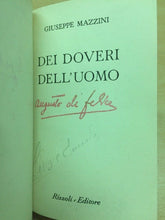 Carica l'immagine nel visualizzatore di Gallery, DEI DOVERI DELL’UOMO G. MAZZINI  BUR C133
