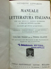 Carica l'immagine nel visualizzatore di Gallery, MANUALE DI LETTERATURA ITALIANA VOL. III G. LIPPARINI C360