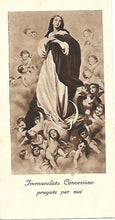 Carica l'immagine nel visualizzatore di Gallery, SANTINO IMMACOLATA CONCEZIONE PREGATE PER NOI BS01