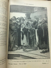 Carica l'immagine nel visualizzatore di Gallery, VITA DI GESÙ R. BONGHI ILLUSTRATA CON 86 INCISIONI FUORI TESTO 1890 E41