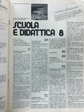 Carica l'immagine nel visualizzatore di Gallery, SCUOLA E DIDATTICA N.8 15 GENNAIO 1988 E206