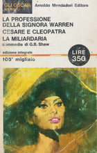Carica l'immagine nel visualizzatore di Gallery, COMMEDIE DI G. B. SHAW LA PROFESSIONE DELLA SIGNORA WARREN... I782