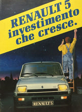 Carica l'immagine nel visualizzatore di Gallery, DEPLIANT PIEGHEVOLE RENAULT 5 E RENAULT 4 J139