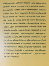 Carica l'immagine nel visualizzatore di Gallery, CORPI VENTUNO RACCONTI E UNA BALLATA TRA TERRA E CIELO J317