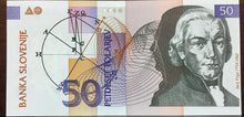 Carica l'immagine nel visualizzatore di Gallery, BANCONOTA 50 TOLARJEV SLOVENIA FDS BAN01