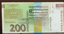 Carica l'immagine nel visualizzatore di Gallery, BANCONOTA 200 TOLARJEV SLOVENIA CIRCOLATA BAN01