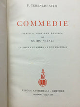Carica l'immagine nel visualizzatore di Gallery, COMMEDIE TERENZIO ZANICHELLI 1943 L531