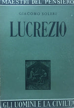 Carica l'immagine nel visualizzatore di Gallery, LUCREZIO G. SOLERI ED. LA SCUOLA 1945 M09
