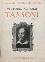 Carica l'immagine nel visualizzatore di Gallery, TASSONI V. G. ROSSI EDIZIONI ALPES 1931 M113