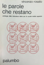 Carica l'immagine nel visualizzatore di Gallery, LE PAROLE CHE RESTANO V. ROSATO PALUMBO 1984 M164
