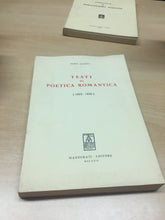Carica l'immagine nel visualizzatore di Gallery, TESTI DI POETICA ROMANTICA F. ALLEVI MARZORATI 1960 M207