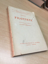 Carica l'immagine nel visualizzatore di Gallery, FILOTTETE SOFOCLE COMMENTO G. AMMENDOLA 1951 M297