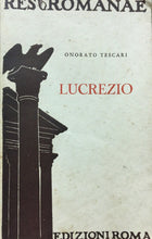 Carica l'immagine nel visualizzatore di Gallery, LUCREZIO O. TESCARI ED. ROMA 1935 M347