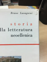 Carica l'immagine nel visualizzatore di Gallery, STORIA DELLA LETTERATURA NEOELLENICA B. LAVAGNINI NUOVA ACCADEMIA 1959 M495