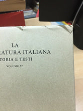 Carica l'immagine nel visualizzatore di Gallery, LA LETTERATURA ITALIANA STORIA E TESTI VOL. 37 MARINO E I MARINISTI 1954 N63
