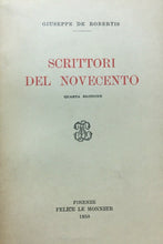 Carica l'immagine nel visualizzatore di Gallery, SCRITTORI DEL NOVECENTO G. DE ROBERTIS LE MONNIER 1958 N67