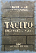 Carica l'immagine nel visualizzatore di Gallery, TACITO E. CIACERI UTET 1941 N84