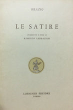 Carica l'immagine nel visualizzatore di Gallery, LE SATIRE ORAZIO COMMENTO R. SABBADINI LOESCHER 1966 N149