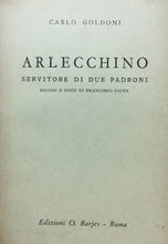 Carica l'immagine nel visualizzatore di Gallery, ARLECCHINO SERVITORE DI DUE PADRONI C. GOLDONI O145