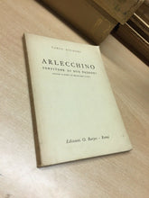 Carica l'immagine nel visualizzatore di Gallery, ARLECCHINO SERVITORE DI DUE PADRONI C. GOLDONI O145