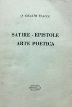 Carica l'immagine nel visualizzatore di Gallery, Q. ORAZIO FLACCO SATIRE EPISTOLE ARTE POETICA A CURA DI D. BO 1956 O208