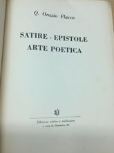 Carica l'immagine nel visualizzatore di Gallery, Q. ORAZIO FLACCO SATIRE EPISTOLE ARTE POETICA A CURA DI D. BO 1956 O208