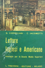 Carica l'immagine nel visualizzatore di Gallery, LETTURE INGLESI E AMERICANE G. CORNELIANI C. JACOMETTI O231