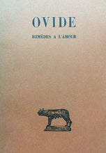 Carica l'immagine nel visualizzatore di Gallery, OVIDE REMÉDES A L’AMOUR LES BELLES LETTRES 1961 O234