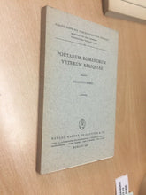 Carica l'immagine nel visualizzatore di Gallery, POETARUM ROMANORUM VETERUM RELIQUIAE E. DIEHL 1961 O245