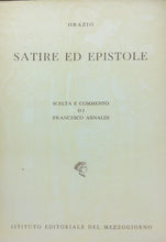 Carica l'immagine nel visualizzatore di Gallery, Q. ORAZIO FLACCO SATIRE ED EPISTOLE F. ARNALDI O302