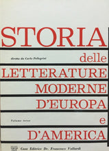 Carica l'immagine nel visualizzatore di Gallery, STORIA DELLE LETTERATURE MODERNE D’EUROPA E D’AMERICA VOL. III C.PELLEGRINI O462