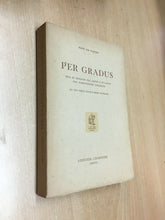 Carica l'immagine nel visualizzatore di Gallery, PER GRADUS D. DE CASTRO 1955 O545