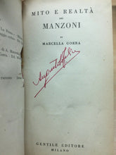 Carica l'immagine nel visualizzatore di Gallery, MITO E REALTÀ DEL MANZONI M. GORRA U127