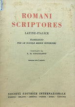 Carica l'immagine nel visualizzatore di Gallery, ROMANI SCRIPTORES LATINE ITALICE L. G. COGNASSO U140