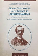 Carica l'immagine nel visualizzatore di Gallery, NUOVI CONTRIBUTI ALLO STUDIO DI ARISTIDE GABELLI F. DE VIVO P. ZAMPERLIN U284