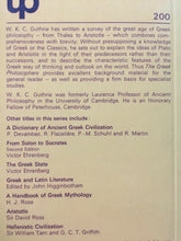 Carica l'immagine nel visualizzatore di Gallery, THE GREEK PHILOSOPHERS FROM THALES TO ARISTOTLE W. K. C. GUTHRIE U430