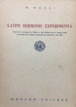 Carica l'immagine nel visualizzatore di Gallery, LATINIS SERMONIS EXPERIMENTA M. MOCCI U491