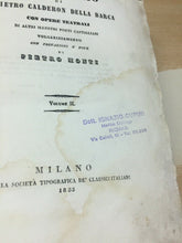 Carica l'immagine nel visualizzatore di Gallery, TEATRO SCELTO DI PIETRO CALDERON DELLA BARCA CON OPERE TEATRALI 1855 4 Voll U694